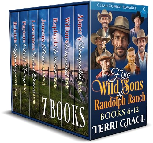 The Five Wild Sons of Randolph Ranch Box Set (Books 6-12)